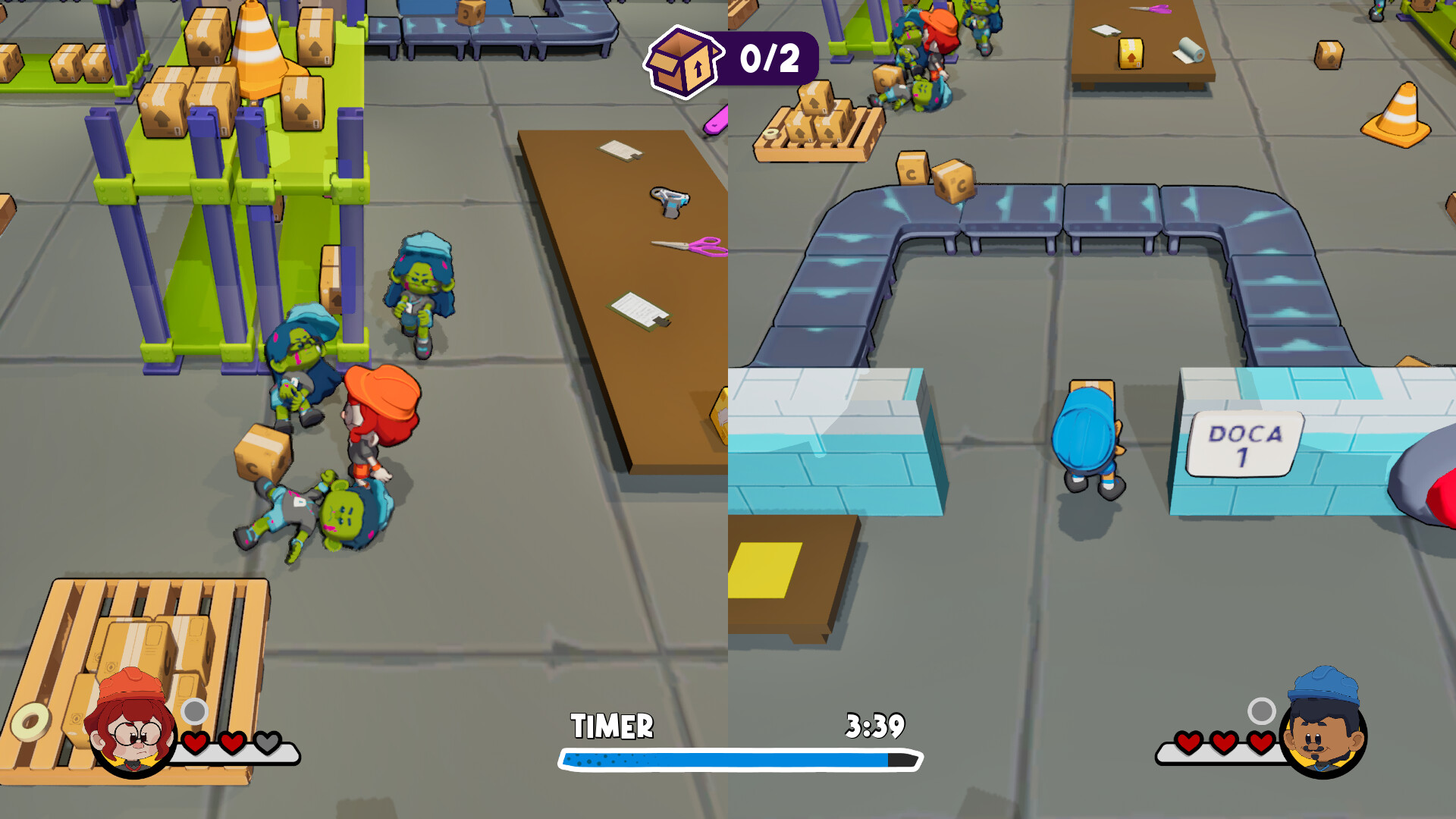 Depot Dash zombie horde